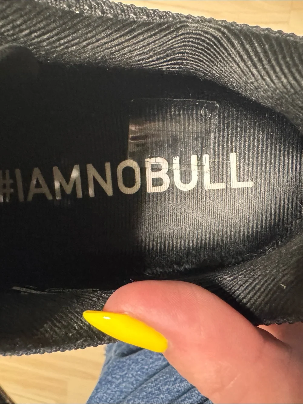 NOBULL Black Knit Lace-Up Trainers